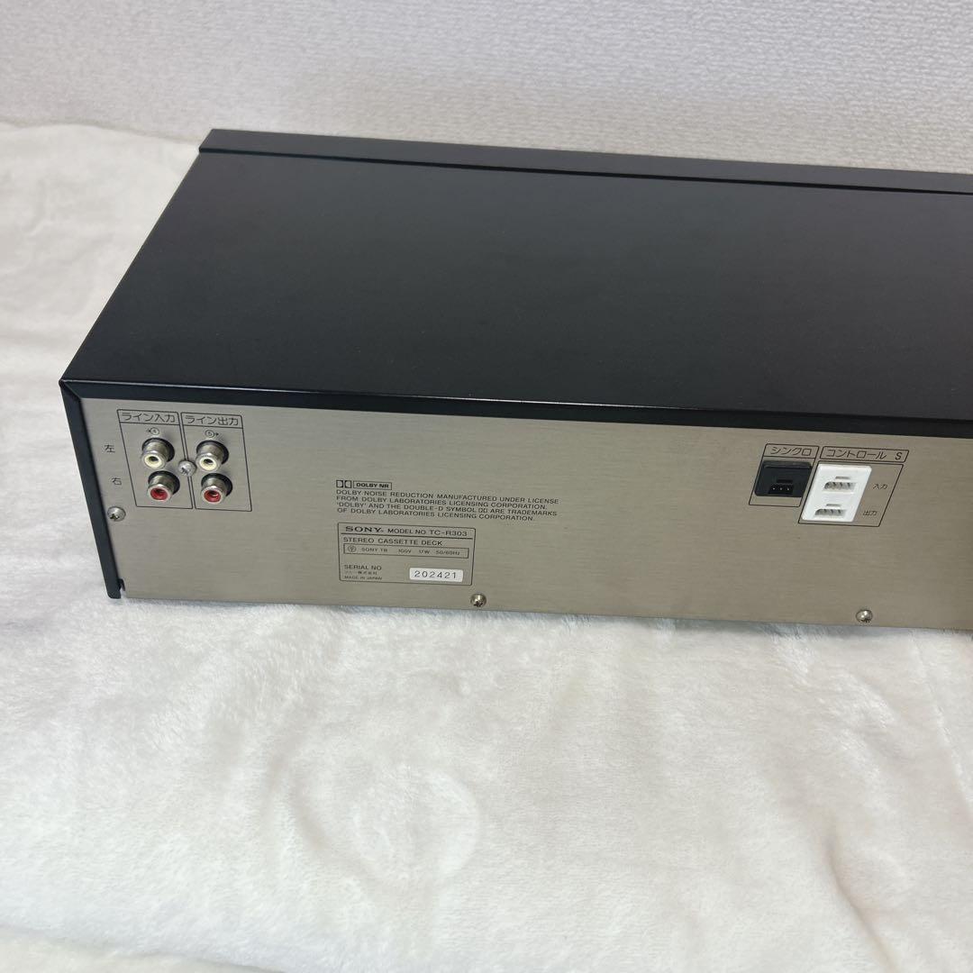 ✨美品✨レア物 動作品 SONY TC‐R303 カセットデッキ ソニー - メルカリ