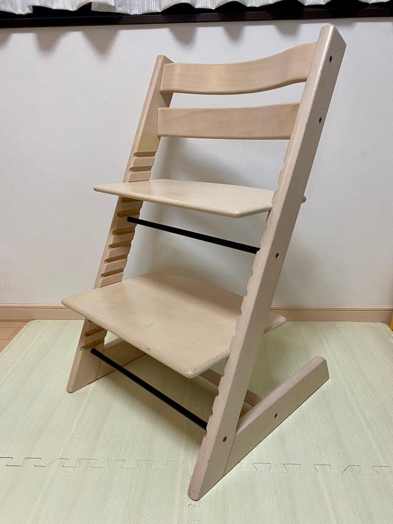 STOKKE ストッケ トリップトラップ ホワイトウォッシュ シリアルNo.4 ストッケ(STOKKE)｜トリップトラップ｜チェア＆ベビーセット｜ホワイト