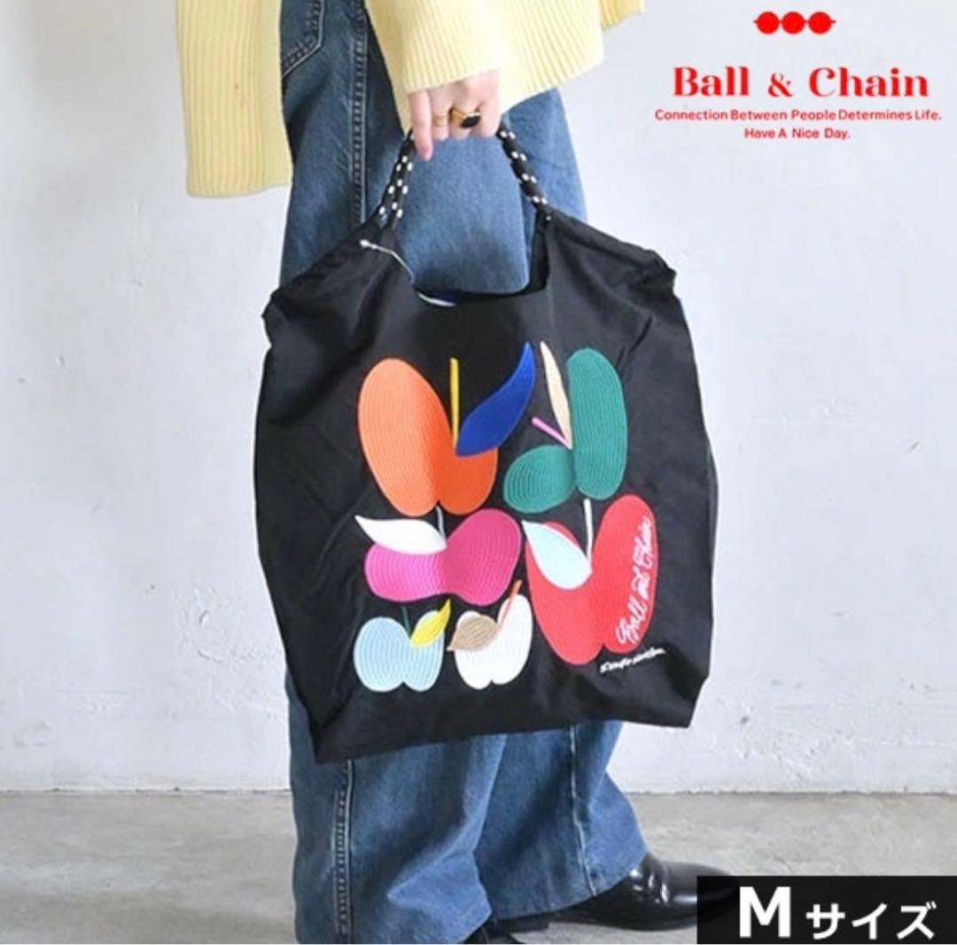 BALL&CHAIN ボールアンドチェーン りんご 林檎 エコバッグ サブバック