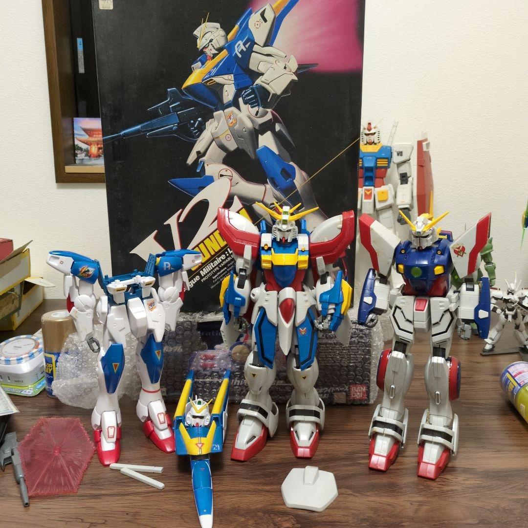 ＨＧＥＸ Vガンダム　ゴッドガンダム　シャイニングガンダム　ジャンクまとめ売り レビュー】パチ組み HGEX ゴッドガンダム（1/60） : ガジェットと