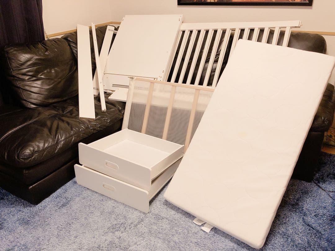 IKEA STUVA ストゥヴァ ベビーベッド イケア babybed ベッド - メルカリ
