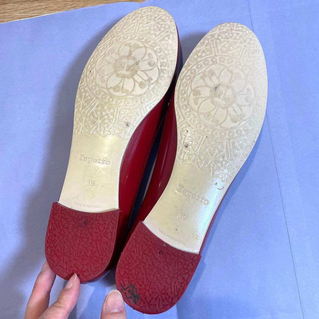 repetto】レペット サンドリオンベイビー レインシューズ 39 レッド