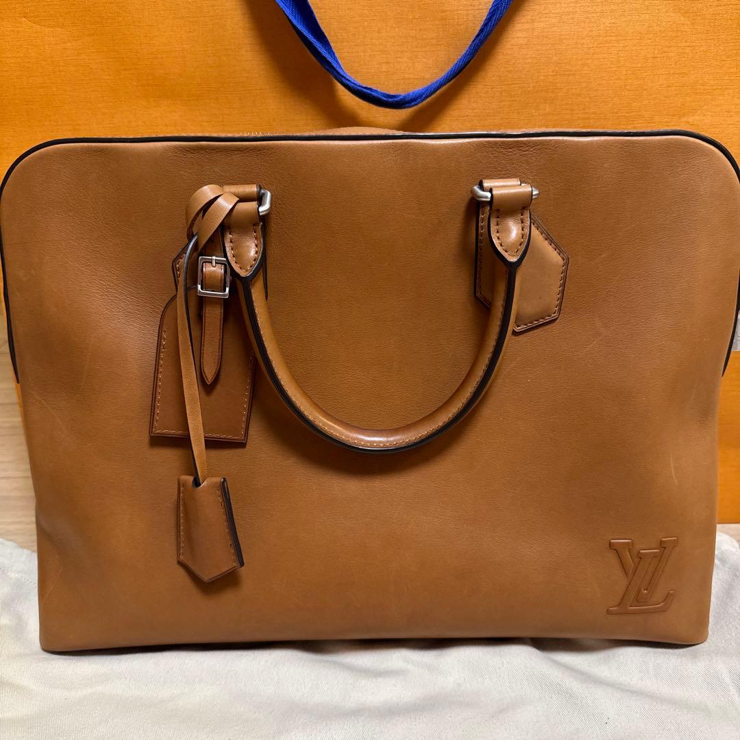 超希少ほぼ未使用Y・K刻印有りLOUIS VUITTON ビジネスバッグ - メルカリ