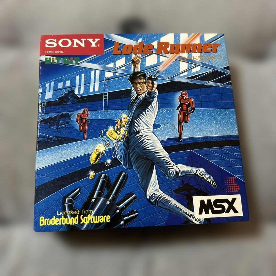 MSX カートリッジゲーム ロードランナー 箱 説明書付き MSX