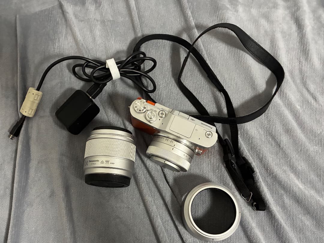 LUMIX ミラーレス一眼 カメラダブルレンズキット DC - GF9W DC-GF9W-S ミラーレス一眼カメラ LUMIX GF9 シルバー [ズームレンズ+単