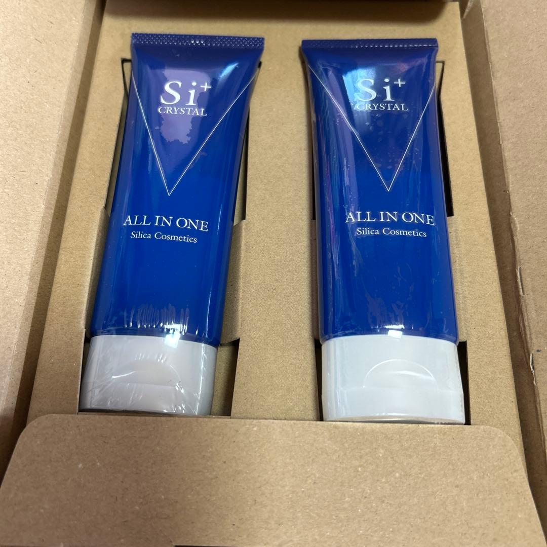 Si+ CRYSTAL ALL IN ONE フェイスジェル 2本セット 試してみた】Si＋ クリスタルオールインワンの効果・肌質別の口コミ