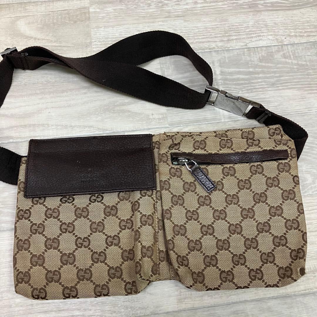 GUCCI グッチ GGキャンバス ボディバッグ ウエストバッグ 28566 グッチ(GUCCI)グッチ GGキャンバス ウエストバッグ ボディバッグ