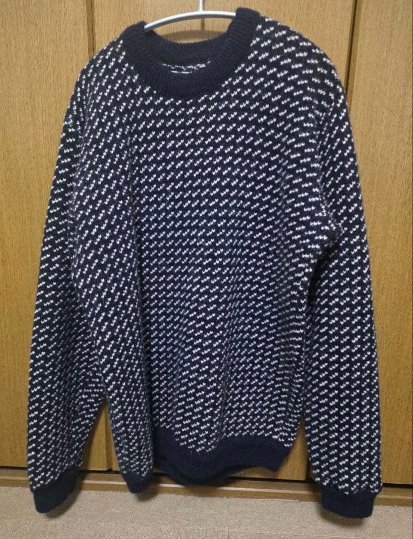 80s エルエルビーン バーズアイニット L.L.Bean - L.L.Bean(エルエルビーン) 80s バーズアイ ニット メンズ