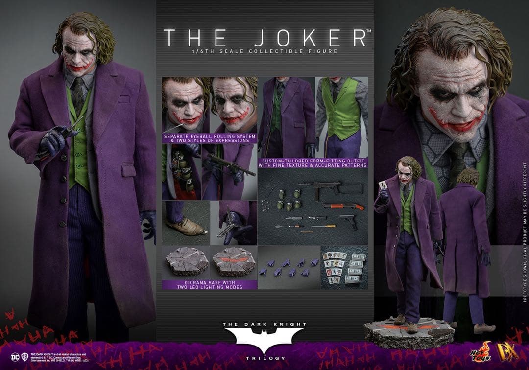ホットトイズ DX32 ダークナイト・トリロジー ジョーカー joker 通常版