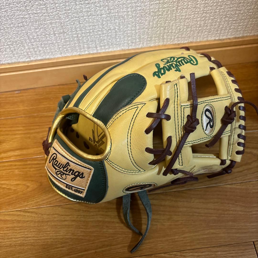 【専用】Rawlings 軟式グローブ プロモデル ベージュと緑 Rawlings 軟式グローブ プロモデル ベージュと緑 Rawlings 軟式