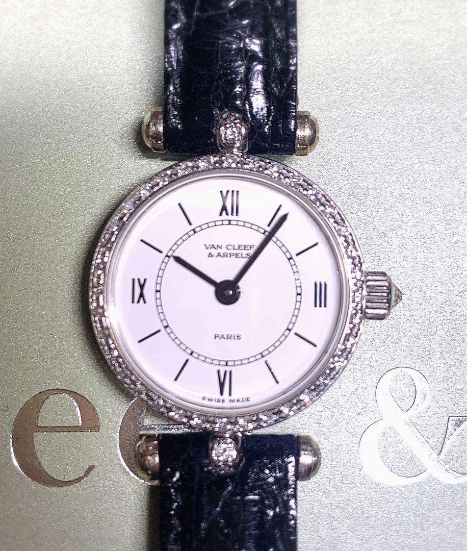 【電池交換済 ベルト新品 稼動品】Van Cleef & Arpels時計 楽天市場】電池交換済 VanCleef&Arppels ヴァンクリーフ＆アーペル