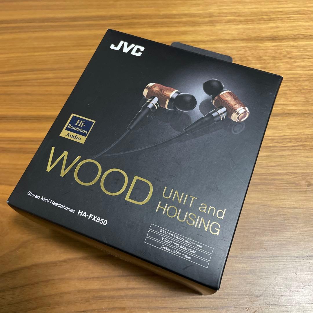 HA-FX850 WOOD カナル型イヤホン JVC Victor ハイレゾ