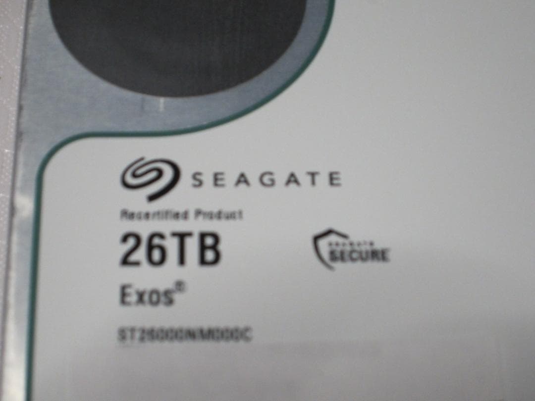 即日発送可 Seagate ST26000NM000C 26TBHDD ジャンク - メルカリ