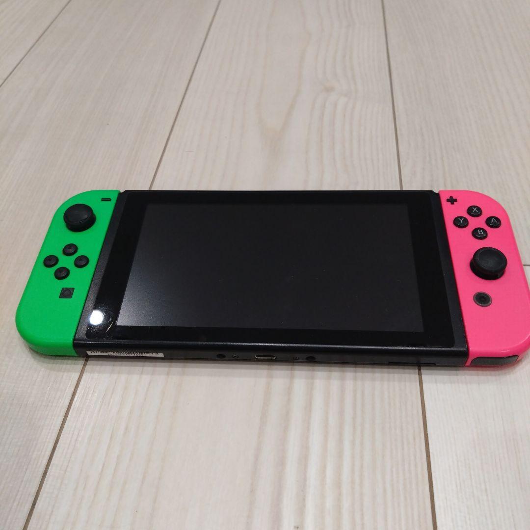 Nintendo Switch グリーン・ピンクジョイコン　ジャンク ジャンク品】ジョイコン JOY-CON 左右 ネオングリーン ネオンピンク