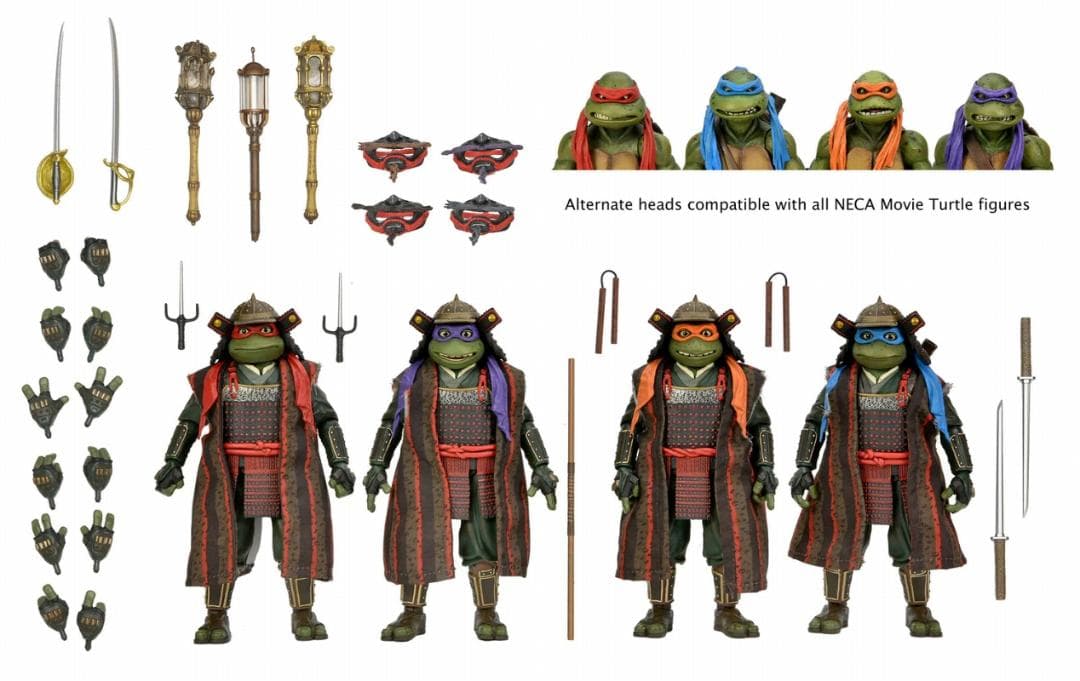 SDCC2023限定 TMNT3/ サムライ タートルズ 4PK NECA ネカ - メルカリ