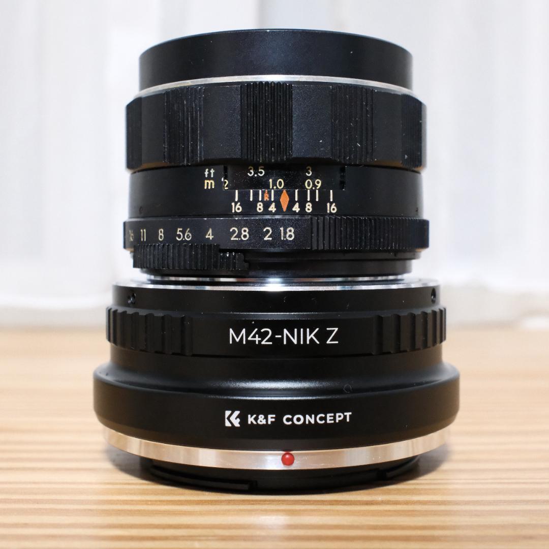 ペンタックス Super-Takumar 55mm f/1.8 +アダプター