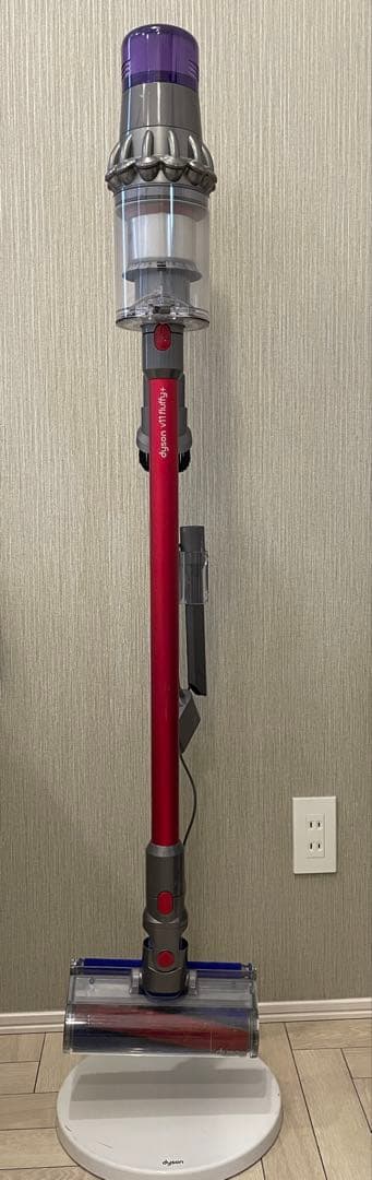 Dyson ダイソン V11fluffy＋ アダプター3種類、充電スタンド 217160-04.jpg