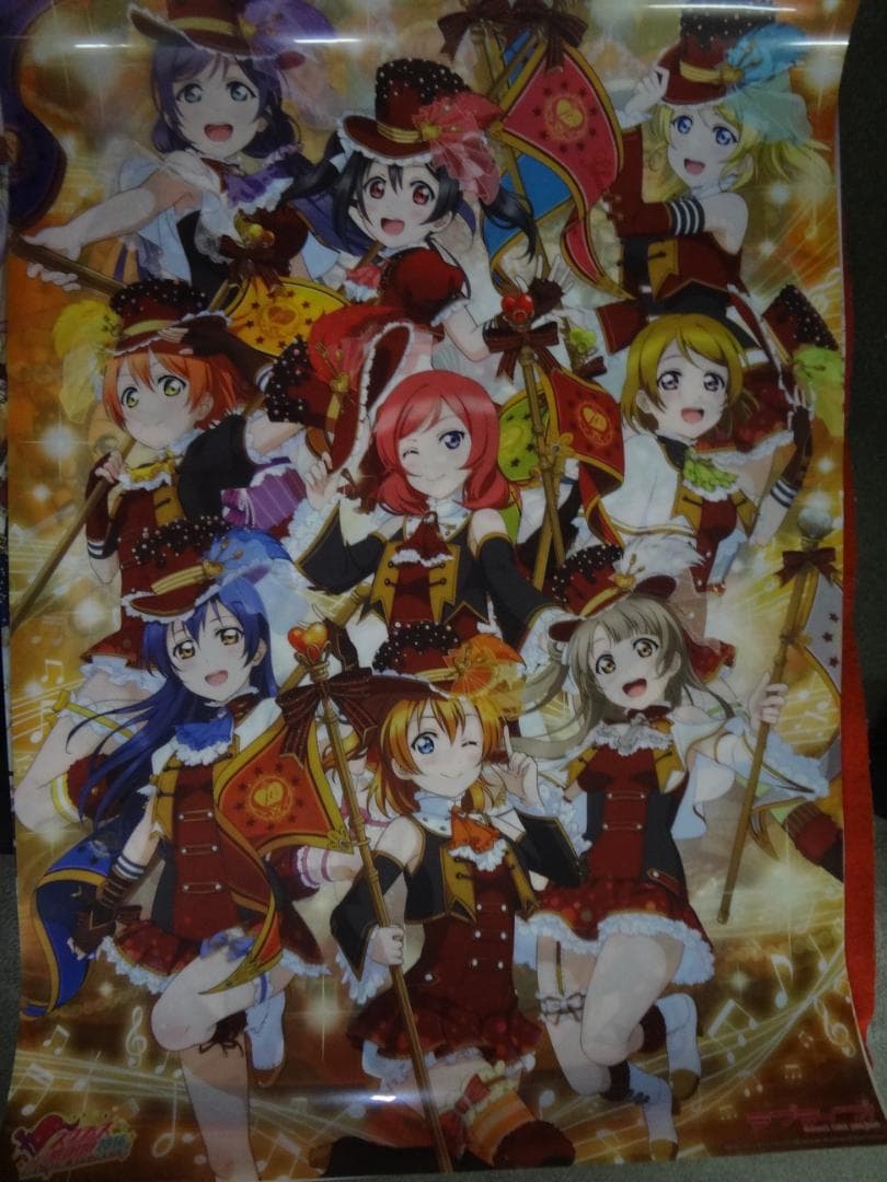ラブライブ シリーズポスター3枚○入手困難非売品クリアフィルムポスター