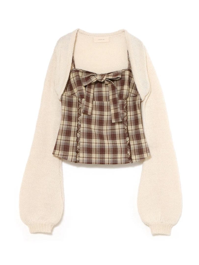 トップス andmary Tyla ribbon set tops ANDMARY】Tyla ribbon set tops