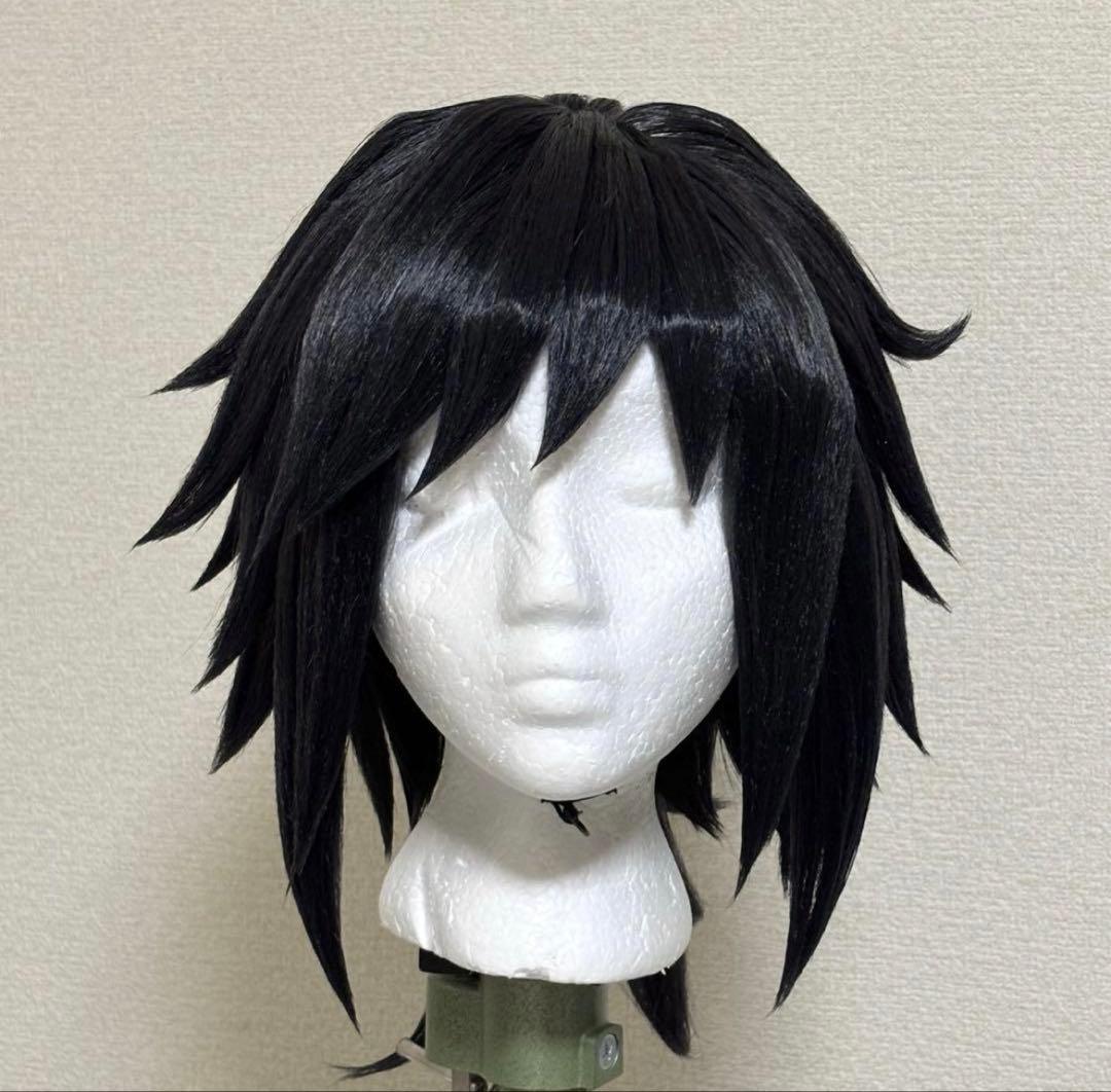 鬼滅の刃 冨岡義勇 コスプレ ウィッグ 鬼滅の刃 鬼殺隊 水柱 冨岡義勇 コスプレウィッグ｜Cosbravoコスプレ
