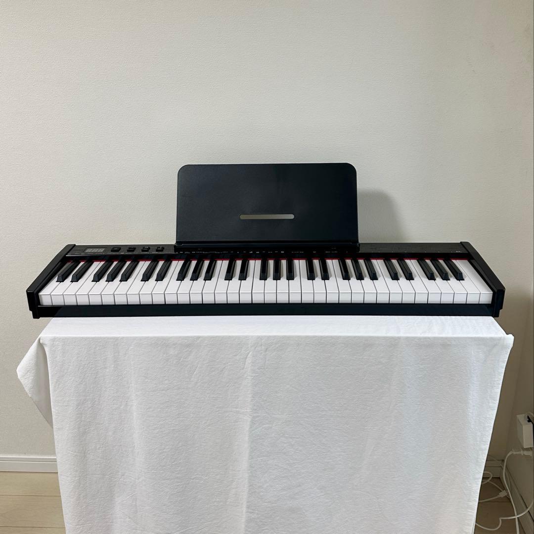 Langeye 61鍵盤 電子ピアノ 電子ピアノ 61鍵盤 2022年更新型Longeye MIDI対応 ピアノ キーボード