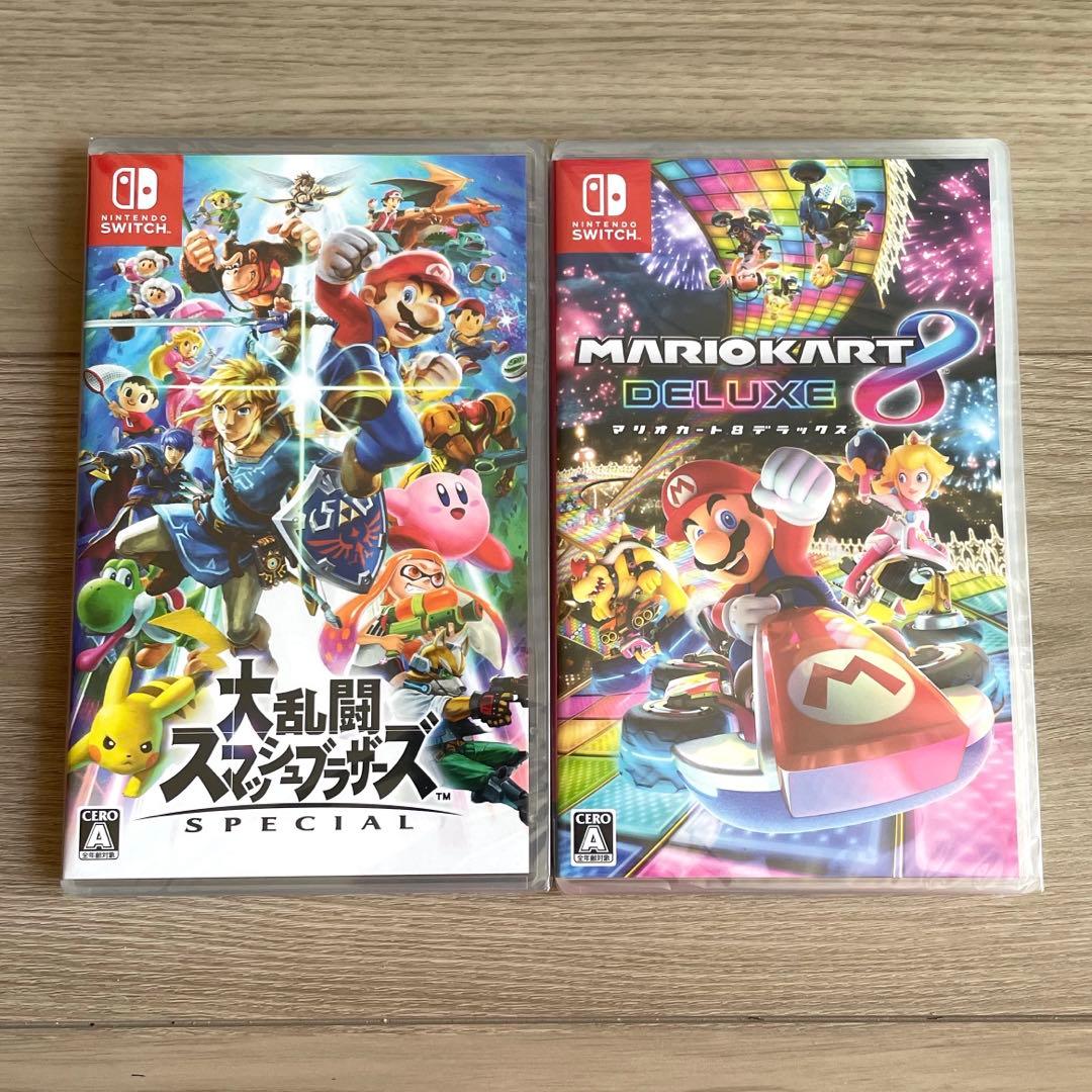 【新品未開封】　スマブラ　マリオカート　2本セット Nintendo Switch Switch2 本体 日本語・国内専用 マリオカート