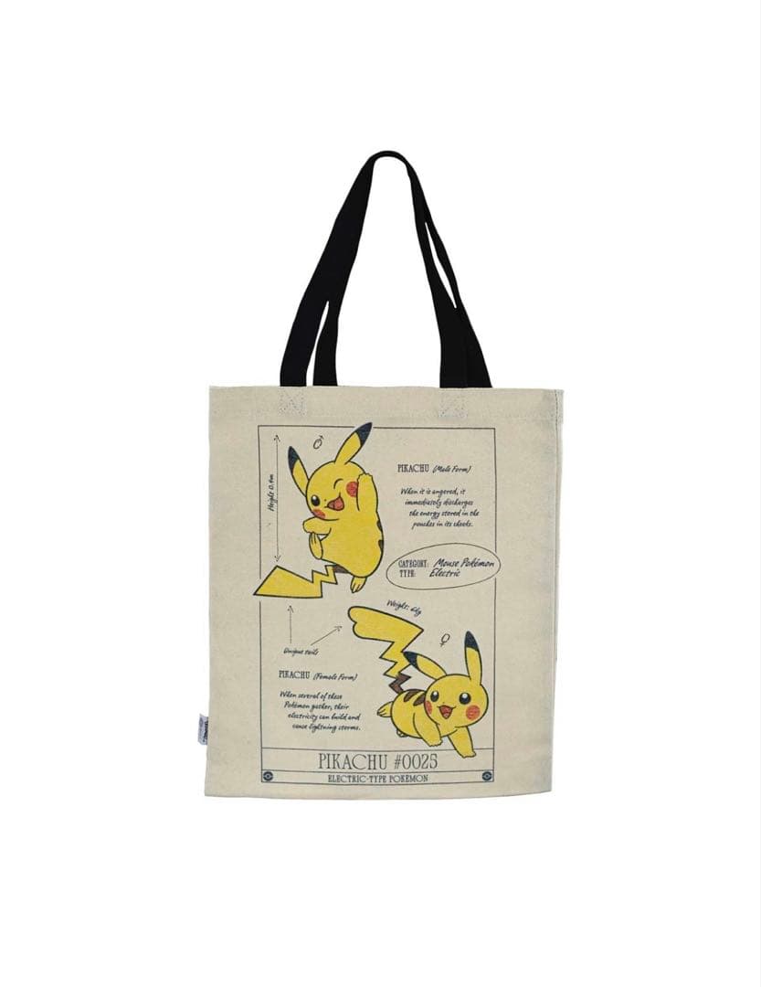 ポケモン×ロンドン自然史博物館 ピカチュウ トートバッグ - メルカリ