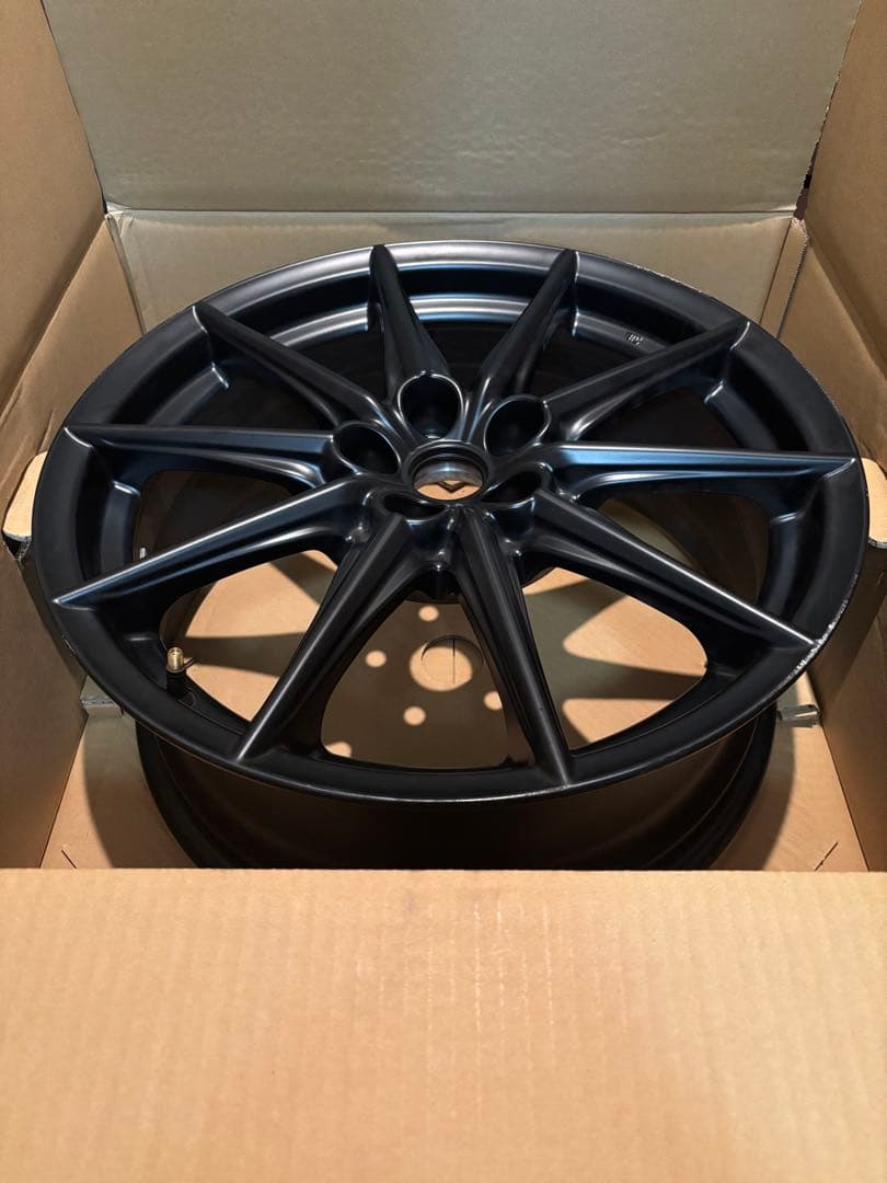 GR86 純正18インチホイール　【ガリ傷あり】 GR86RZマットブラックホイールのガリ傷の補修完了！完璧に元通りで大
