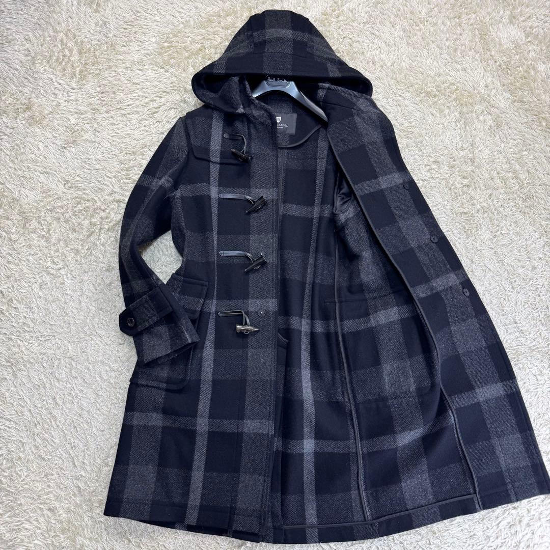 ブラックレーベルクレストブリッジ　ダッフルコート　メンズ　ノバチェック　Mサイズ ブラックレーベルクレストブリッジ ダッフルコート メンズ ノバ