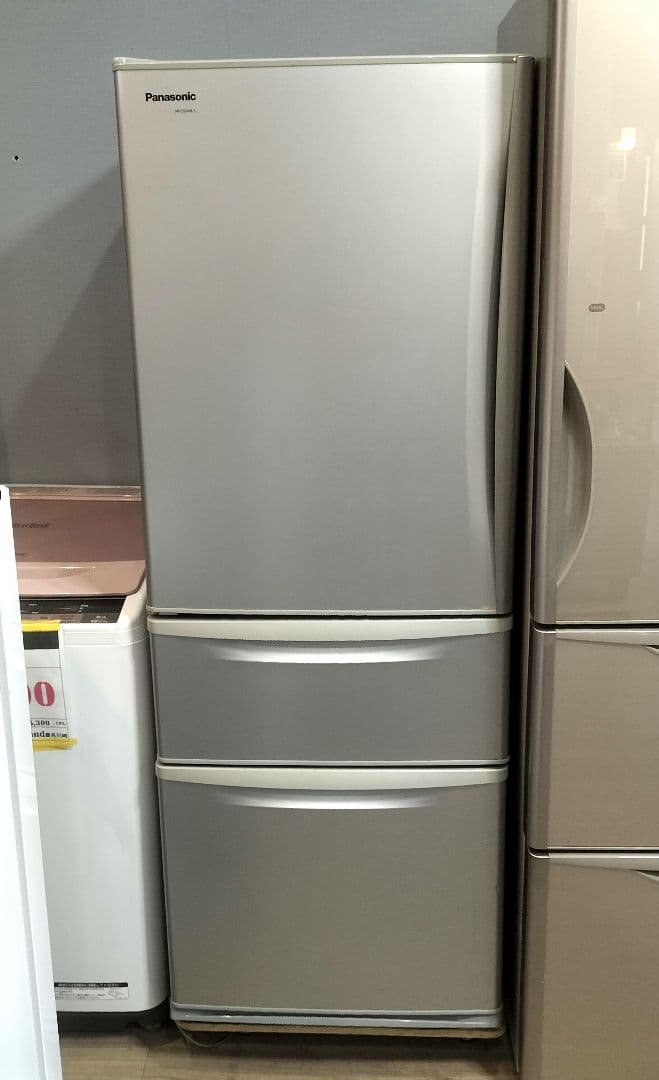 M♦みみ　送料込　パナソニック 3ドア ノンフロン冷凍冷蔵庫 M♢みみ 送料込 パナソニック 3ドア ノンフロン冷凍冷蔵庫 Panasonic
