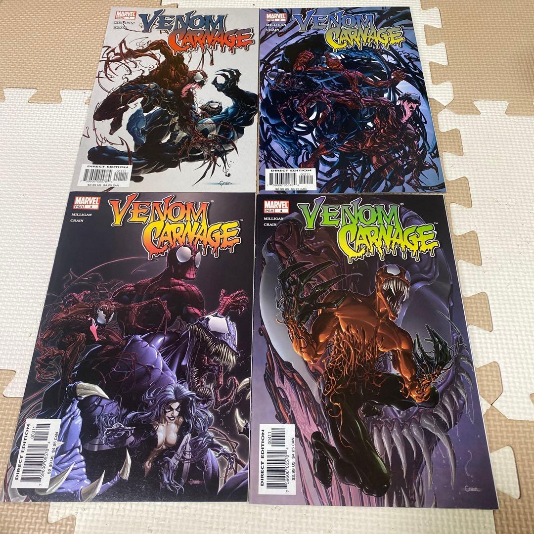 Venom vs Carnage #1-4 全巻セット Venom vs Carnage 1 CGC 9.8 SS Crain 1st Patrick Mulligan 9/04 | eBay