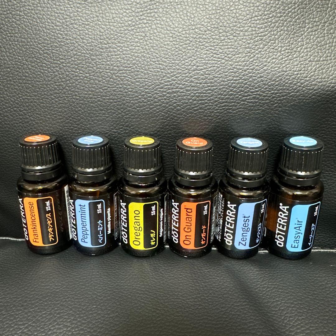 【人気セット】doTERRA エッセンシャルオイル 6本セット未開封含む ドテラ エッセンシャルオイル イントロキット/スターターキット