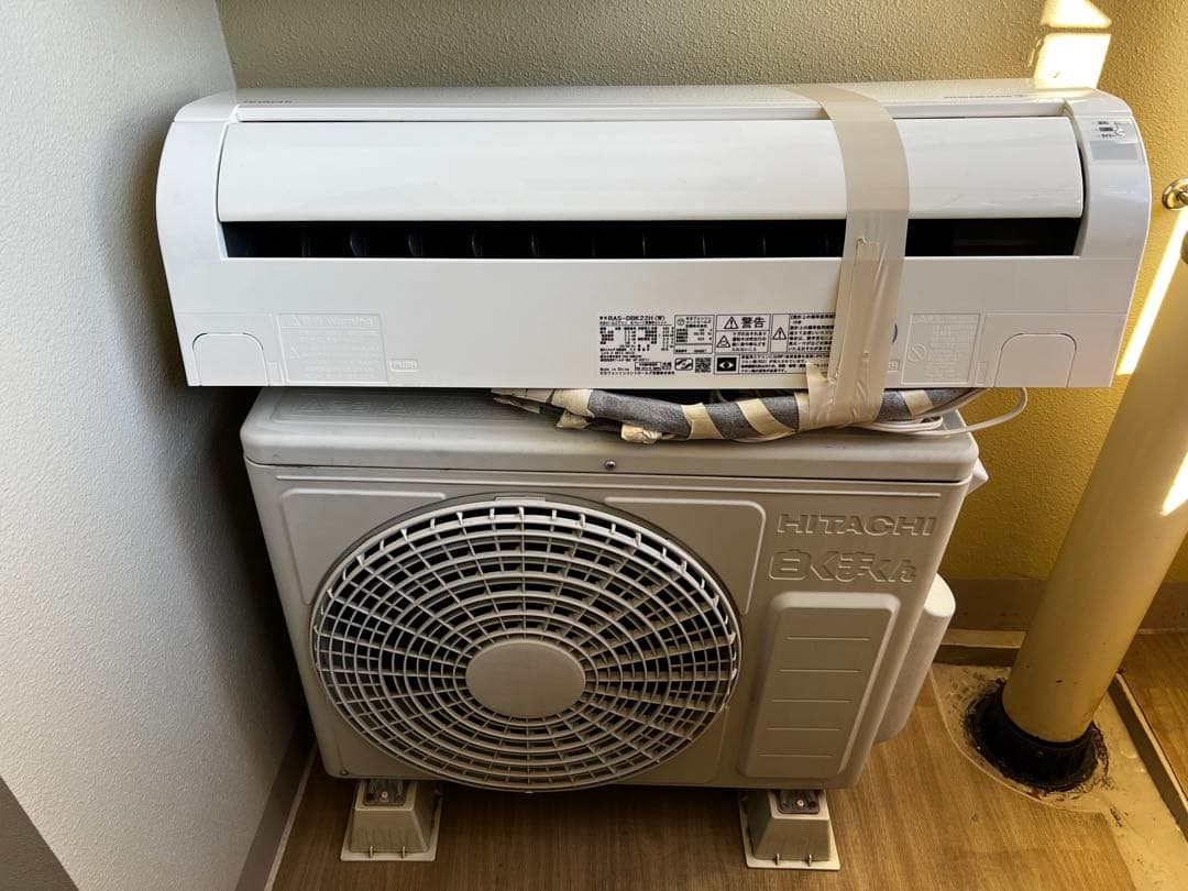 ※送料込み 条件付き0円 2018年製 HITACHI エアコンセット(6畳用) 日立（HITACHI） エアコン 6畳用 工事費込 冷暖房 白くまくん