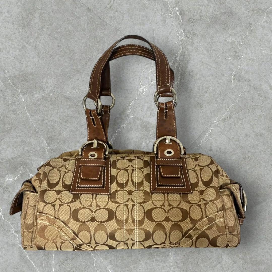 COACH Y2K signature 6belt boston bag - メルカリ