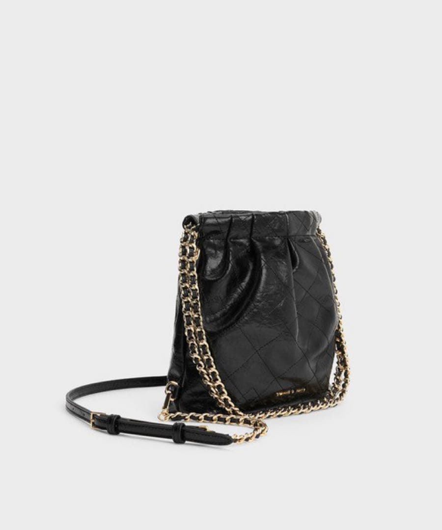 CHARLES & KEITH Duo チェーンハンドルツーウェイバックパック Duo ドゥオ チェーンハンドルツーウェイバックパック（ショルダー