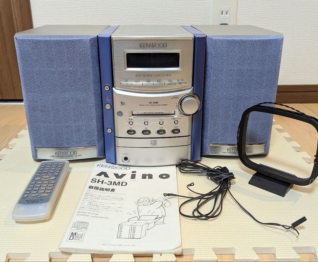 コンパクトコンポ KENWOOD RXD-SH3MD 付属品付 - メルカリ
