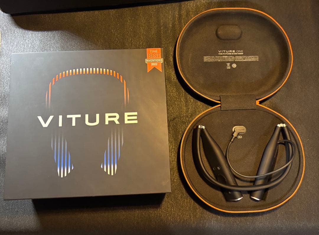 お買い得 VITURE One ネックバンド 充電ケースセット ネックバンドと眼鏡ケースのモッドで完璧なリモートセットアップが完成