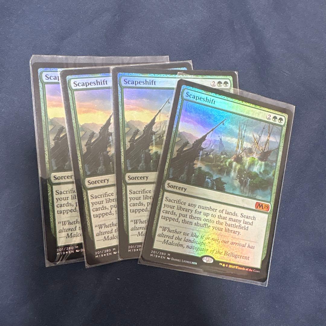 風景の変容 英語版 Foil 4枚セット[M19] 風景の変容 英語版 Foil 4枚セット[M19] 風景の変容 英語版 Foil 4枚