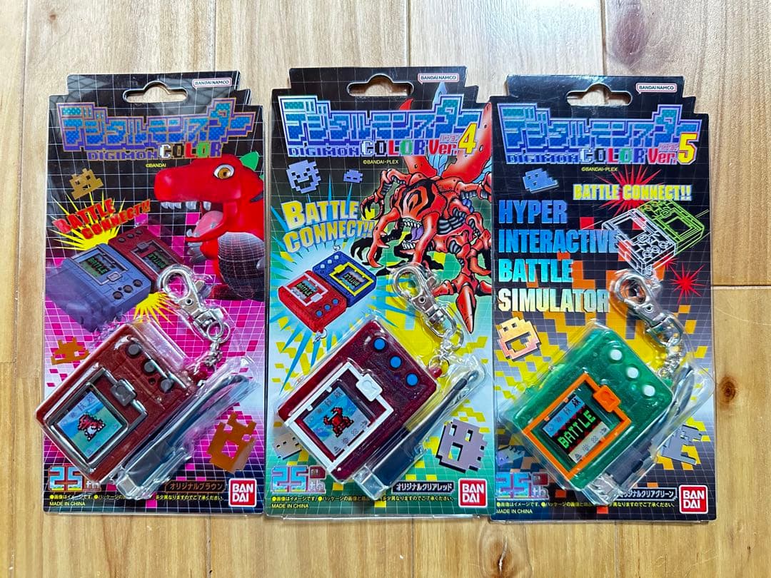デジタルモンスターCOLOR セット 懐かしの携帯玩具にカラー液晶を搭載！「デジタルモンスター Ver.3/4/5