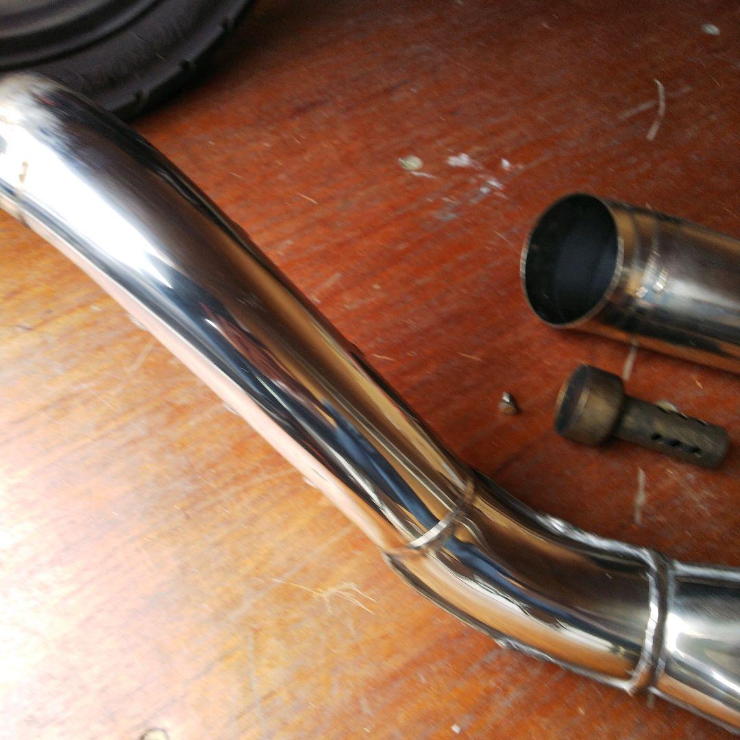 Kawasaki バリオス2 純正マフラー カット品 コニカルGP サイレンサー