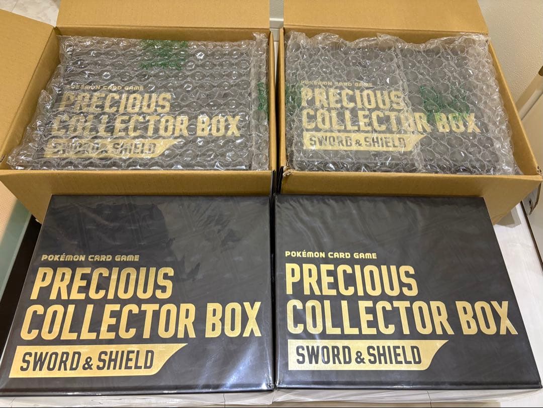 ポケモンカード PRECIOUS COLLECTOR BOX 4個セット ポケカ プレシャスコレクターボックス ソード&シールド【追加受注の