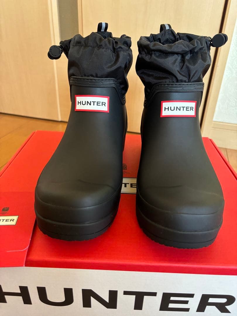 【新品・未使用品】HUNTER ハンタープレイショートトラベルブーツ 長靴　黒 楽天市場】【SALE／40%OFF】(U)ユニセックス プレイ ショート トラベル