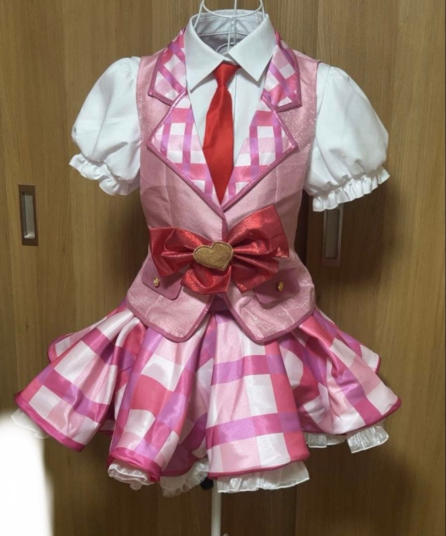 アイカツ 星宮いちご コスプレ 衣装 靴 ピンクステージコーデ アイカツ 星宮いちご コスプレ ピンクステージコーデ ウィッグ 靴付き