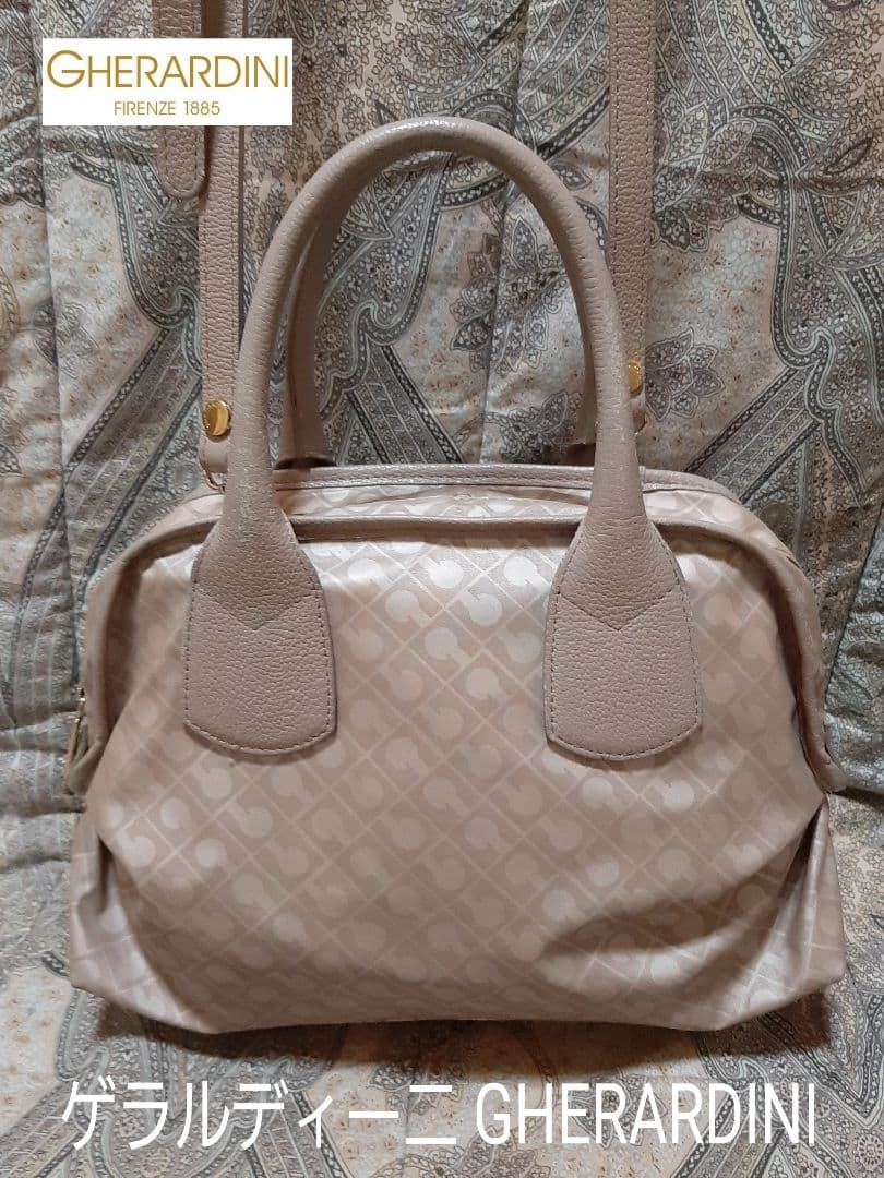 GHERARDINI SOFTY 本革コンビ/2way/斜め掛けショルダーバッグ GHERARDINI（ゲラルディーニ） ショルダーバッグ SOFTY ソフティ