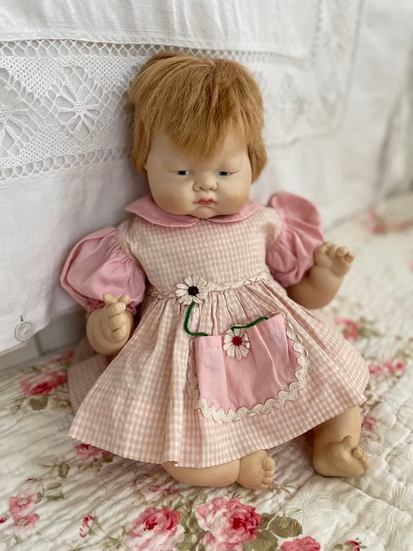 ♡1960年baby dearちゃん2人♡ お着替え付き アンティークドール