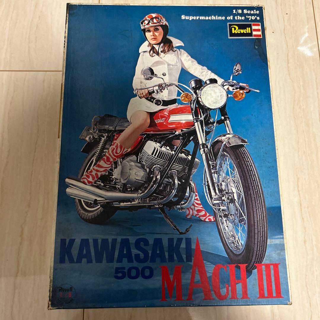今日だけ2000円オフKawasaki 500 Mach III 1/8スケール カワサキ 500-SS/MACH III （H1 '70後期型） | 株式会社 ハセガワ