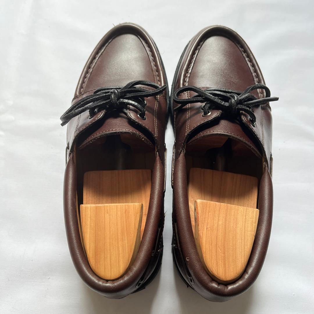 人気Paraboot シメイ茶7.5 Paraboot（パラブーツ） モカシンシューズ CHIMEY シメイ 200816