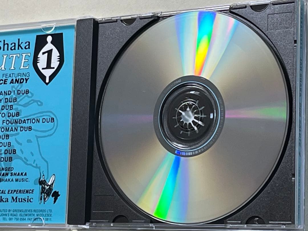 希少CD】Jah Shaka DUB SALUTE#1【美品】