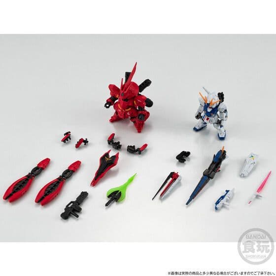 未開封ガンダムコンバージ限定品】νガンダム(福岡立像) & サザビー