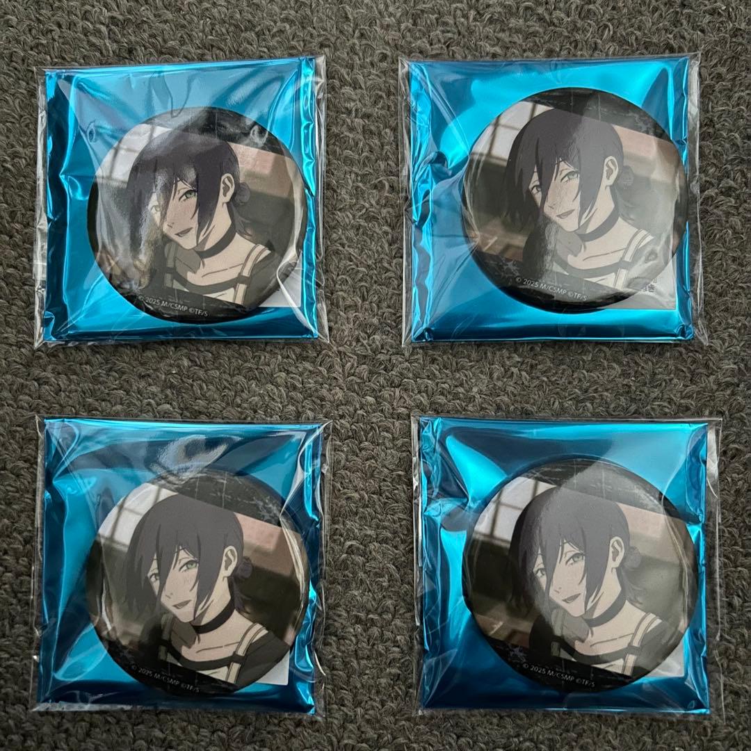 チェンソーマン　まねきねこ　レゼ　缶バッジ　劇場版　カラオケ 劇場版 チェンソーマン レゼ篇_ラメキラカンバッジコレクション【BOX